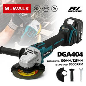 M-WALK 100/125mm 브러시리스 앵글 그라인더 연마 절단기 Makita 18V 배터리 핀용 무선 앵글 그라인더 전동 공구