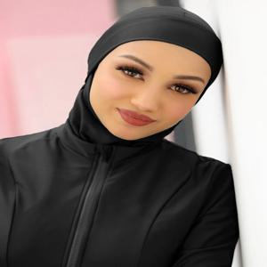 이슬람 일반 수영 수영복 Hijab 여성 여름 해변 인스턴트 터번 모자, 빠른 건조