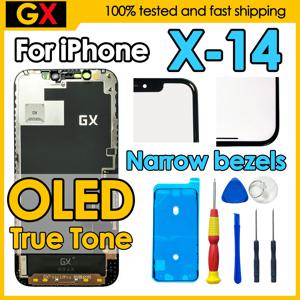 180 일 보증 iPhone 13 11 Pro 12Pro 12 화면 교체 디스플레이 디지타이저 iPhone 13 14 Plus Pro Max LCD 용 GX OLED