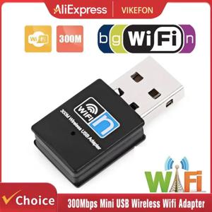 300Mbps 미니 USB 무선 Wifi 어댑터 WiFi 네트워크 LAN 카드 PC 데스크탑 컴퓨터 용 802.11b/g/n RTL8188 어댑터 네트워크 카드