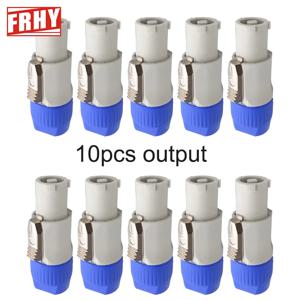 10pcs 3 핀 AC Powercon 커넥터 남성 플러그 20A/250V 무대 조명 LED 스크린 NAC3FCA NAC3FCB NAC3MA-1 호환
