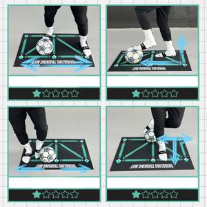 축구 훈련 매트 접이식 깔개 드리블 Futbol Voetbal 훈련 매트 카펫 어린이 축구 실내 장비 내구성 미끄럼 방지