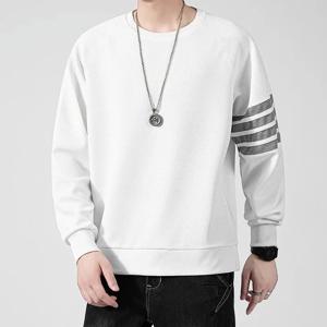 남성용 라운드 넥 긴팔 스웨트셔츠 스포츠 베이스 레이어 후디 가을 겨울 신상 캐주얼 편안한 청소년 학생복