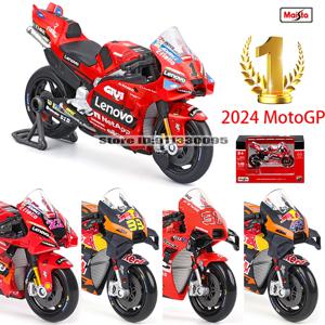 마이스토 1:18 신제품 2024 두카티 레노버 팀 # 1 Bagnaia Champion Moto GP 레이싱 주조 합금 오토바이 모델 컬렉션 선물 장난감