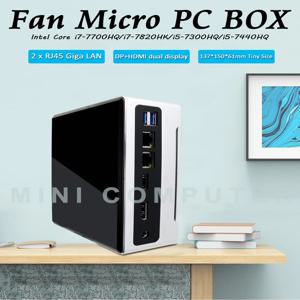 인텔 코어 i9-9880H 오피스 게이밍 미니 PC 32GB DDR4 1TB NVME 윈도우10 데스크탑 i7 9750H 미니 박스 컴퓨터 듀얼 랜 HD DP 팬