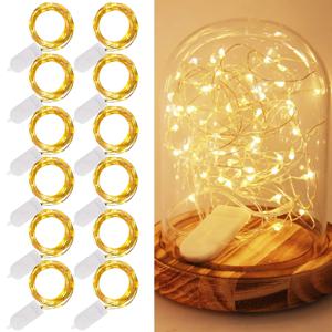 5Pcs 10Pcs LED 문자열 조명 방수 Led 구리 와이어 요정 조명 배터리 운영 웨딩 파티 크리스마스 장식 조명