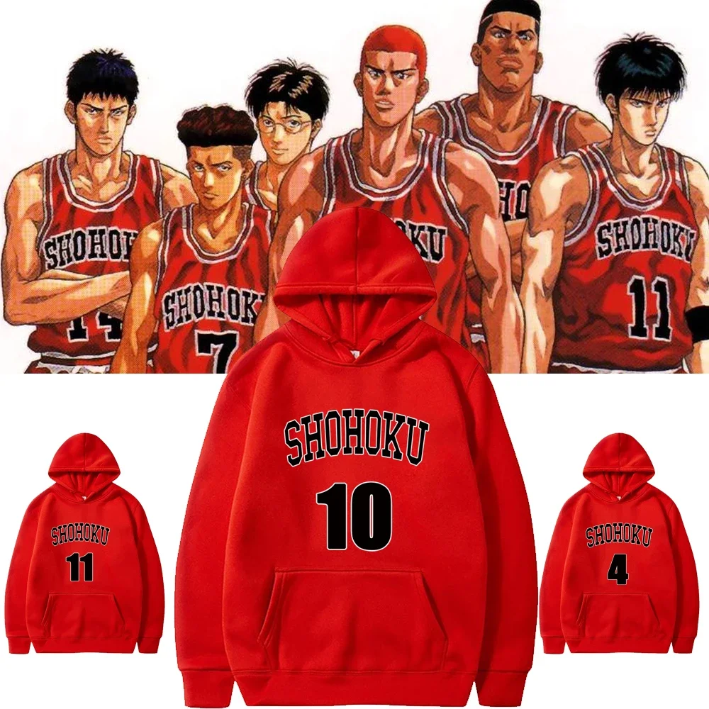 Anime Grand Slam Dunk Neutral Hoodie 패션 코스프레 후드 하라주쿠 힙합 운동복 가을/겨울 데일리 캐주얼웨어