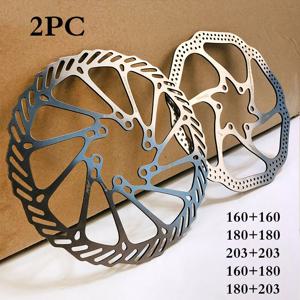 2PC G3 HS1 자전거 디스크 브레이크 로터 160/180/203mm 유압 브레이크 로터 고강도 스테인레스 스틸 MTB 로터 자전거 부품