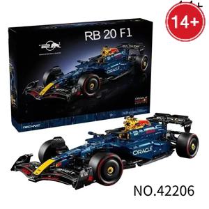1639pcs 기술 레이싱 F1 시리즈 속도 챔피언 42206 Supercar 빌딩 블록 성인 자동차 키트 생일 선물