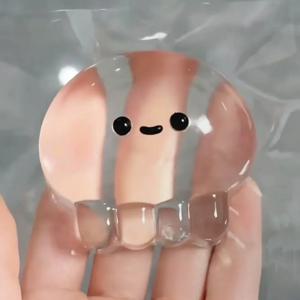 Taba Squishy Jellyfish Kawaii 스트레스 완화 감각 Fidget Toys 불안 및 휴식 데스크 액세서리