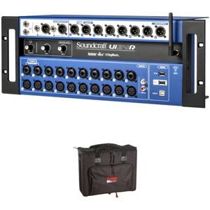 최고 품질의 Soundcraft Ui24R 24채널 믹서 멀티 트랙 USB 레코더(무선 제어 포함) 여름 세일 할인