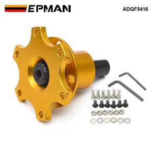 EPMAN - ADDCO 오프 퀵 릴리스 보스 키트 용접 6개 볼트 장착 Moslty 스티어링 휠 ADQF5416