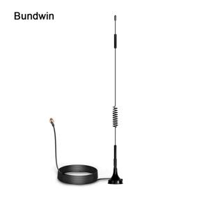 Bundwin 1.5m TS9 CRC9 SMA Male 커넥터 GSM 외부 라우터 안테나 700-2700MHz 12dBi 2G 3G 4G LTE 자기 안테나