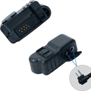 6150 Motorola Mototrbo Tetra DEP550 DEP570 DP2000 DP2400 DP2600 MTP3100 MTP3200 MTP3250 xpr3550 용 2Pin 오디오 어댑터