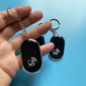 13.56MHz NFC213 칩 NFC Expoy 키체인 144BytesTAG 키 ISO14443A RFID Keyfobs 토큰 NFC213 모든 NFC 지원 휴대폰용