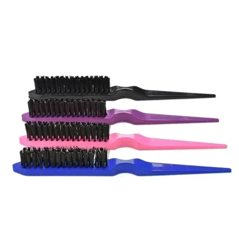 1Pcs 전문 헤어 브러쉬 빗 놀리는 뒤로 빗질 헤어 브러시 슬림 라인 스타일링 도구 미용 전문 도구