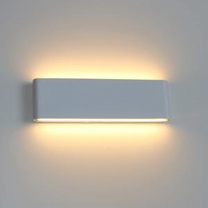 6W 12W 24W LED 야외 방수 벽 램프 침실 거실 발코니 벽 조명 알루미늄 외부 벽 램프 Sconce 비품