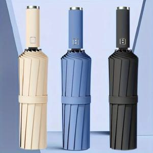 Xiaomi Ten-Bone Foldableing 완전 자동 비 또는 빛 우산 비닐 태양 보호 Uv 보호 초대형 우산 얼굴 파라솔