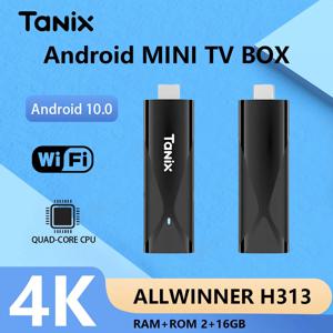 TANIX TX8 TV 스틱 안드로이드 10 TV 스틱 Allwinner H313 2GB 16GB 2.4G WIFI 4K 미니 TV 동글 스마트 TV 박스