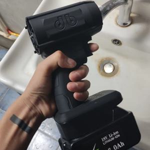130000   로터리 세차 에어건 터보 제트 팬 전기 강력한 송풍기 Makita/Milwaukee/Dewalt 용 자동차 폭력 건조기 배터리 없음