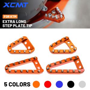 KTM SX SXF XC EXC 및 Husqvarna FC TC FE TE FX TX GasGas EX EC CNC용 초장축 확대 리어 브레이크 페달 레버 스텝 플레이트 팁