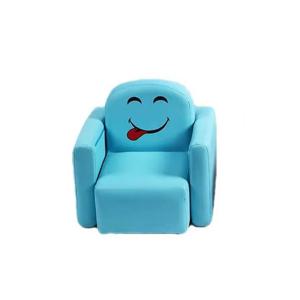 귀여운 아기 어린이 편안한 소파 스폰지 필러, 단단한 나무 프레임, 부드러운 좌석 의자, 난간 분리 가능, 책상 어린이 아기 소파 의자