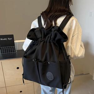 새로운 패션 레저 배낭 단일 어깨 대용량 간단한 통근 가방 학생 모든 경기 높은 외관 수준 Backpac