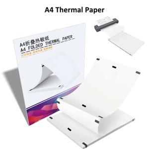 A4 감열지 속건성 즉시 사용 고감도 프린터로 빠른 바코드/영수증/PDF 인쇄 휴대용 사무용 물류