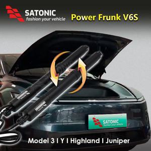 테슬라 모델 2026 모델 Y 주니퍼 3 하이랜드용 SATONIC V6s 자동 파워 프렁크 전동 자동 프렁크 리프팅 방수 IPX6