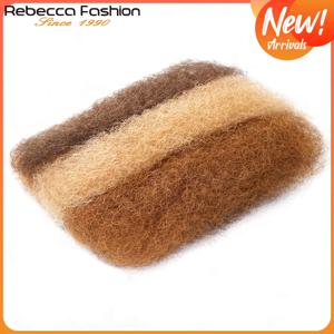 QVR 아프로 킨키 벌크 3가지 색상 P4/30/27 땋기용 드레드락 인모 50g/팩 버진 레미 인모 헤어 익스텐션