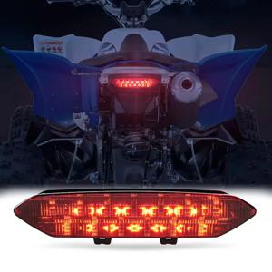 ATV 후면 테일 라이트 브레이크 스톱 러닝 램프 표시기 Yamaha YFZ450R YFZ450X Raptor 700 700R 2006 ~ 2018 Plug & Play