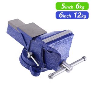 헤비 듀티 벤치 바이스 가정용 바이스 벤치 5인치 6KG 또는 6인치 12KG 벤치 바이스 금속 가공 바이스 엔지니어 클램프