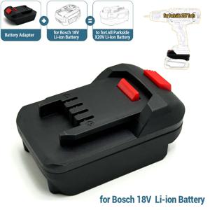 Bosch 18V 리튬 배터리 용 배터리 어댑터 변환기 forLidl Parkside X20V 리튬 이온 전동 공구 액세서리 (배터리 없음)
