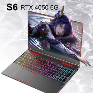 S6 16.1인치 게이밍 노트북 RTX 4050 6G 인텔 코어 i9-12900H i5-12450H 윈도우 11 프로 Max 64GB 2*DDR5 2*M.2 4TB 사무용 컴퓨터