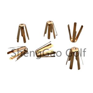 범용 황동 골프 샤프트 어댑터 스페이서 심, 0.335 0.350 드라이버 페어웨이 우드 하이브리드 골프 클럽 헤드 액세서리