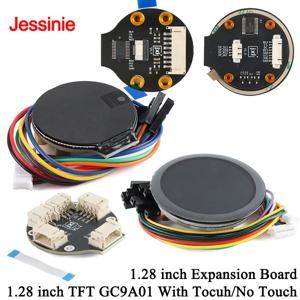 TFT 스크린 디스플레이 모듈, 1.28 인치 IPS 라운드 컬러 LCD 보드, GC9A01 터치 240x240 SPI 240x240 확장 보드, 1.28 인치