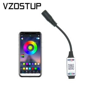 미니 RGB 블루투스 호환 컨트롤러 DC 5V 12V 24V 음악 블루투스 SMD COB LED 라이트 스트립 컨트롤러 RGB 테이프 조명