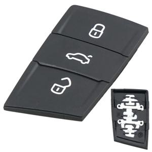 3 버튼 교체 고무 플립 자동차 키 패드 Fob Fit for Volkswagen Golf 7 4 5 mk4 6 / Skoda Octavia Seat Leon Ibiza