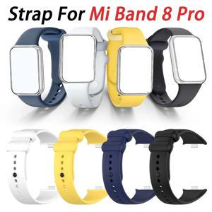 Xiaomi Mi Band 8 Pro 스트랩 용 실리콘 밴드 고품질 소프트 스포츠 스마트 시계 손목 밴드 팔찌 교체 액세서리 New