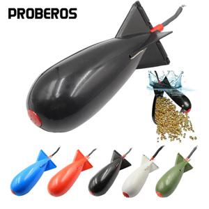 PRO BEROS 잉어 낚시 로켓 피더 Spod Bomb 플로트 루어 미끼 홀더 Spomb 펠렛 로켓 피더 위치 기어 액세서리