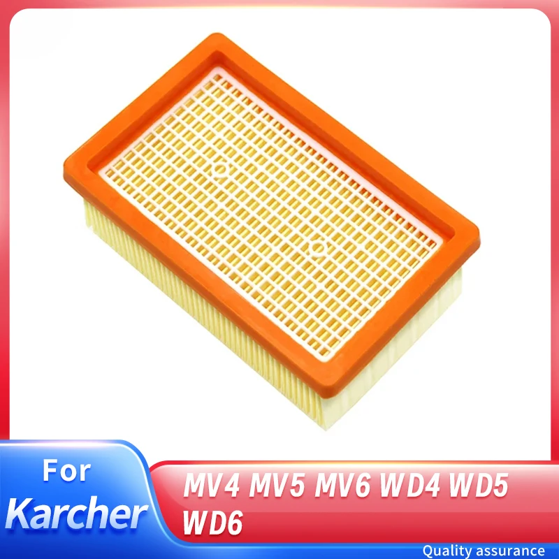 습식 및 건식 진공 청소기 필터 교체 부품, KARCHER MV4 MV5 MV 플랫 플리츠 필터, MV4 MV5 MV6 WD4 WD5 WD6