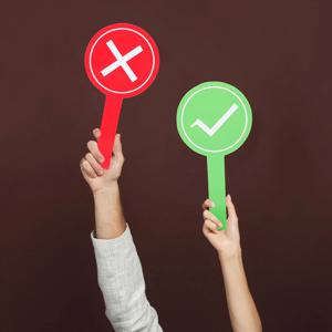 4 Pcs 게임 통관 손을 잡고 장난감 답변 패들 장난감 교사를위한 교실 심사 보드 로그인 투표 액세서리