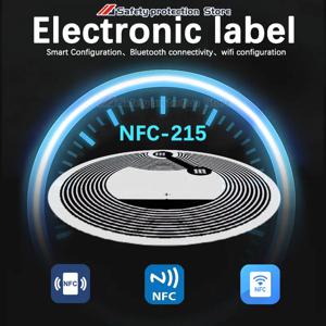 전자 태그 휴대폰 NFC Ntag 라운드 카드 게임 카드 바로 가기 명령, 음악 벽 화웨이 공유 IOS 바로 가기, 215NFC, 100 개