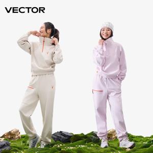 벡터 남성과 여성의 봄과 가을 하프 오픈 까마귀 따뜻한 코트 바지 등산 낚시 하이킹 야외 스포츠에 적합