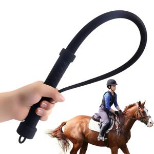 실리콘 승마 작물 61cm 승마 말 채찍 경주 채찍 승마 훈련 작물 복종 승마 말 채찍 도구