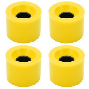 4Pcs 60x45mm 스케이트보드 바퀴 78A 롱보드 크루저 교체 바퀴