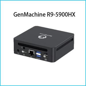 GenMachine 휴대용 R9-5900HX 표준 압력 설계 게임 오피스 비즈니스 WIFI6 미니 WiFi6 NUC 게이밍 컴퓨터 PC