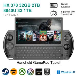 GPD WIN 4 휴대용 게임패드 태블릿 6인치 AMD AI 9 HX 370 미니 PC 32GB RAM 1/2TB M.2 2280 SSD 컬러풀 라이트 게임 플레이어