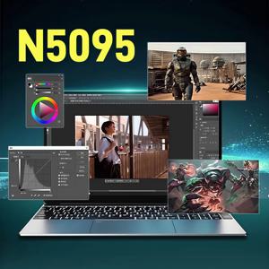 15.6인치 인텔 N5095 게이밍 노트북 휴대용 컴퓨터 PC 16GB/32GB DDR4 512GB 1TB NVMe SSD IPS 윈도우11 백라이트 키보드