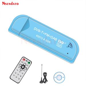 디지털 USB 2.0 TV 수신기 스틱 USB2.0 DVB-T SDR DAB FM HDTV TV 튜너 스틱 RTL2832U R820T2 노트북 용 안테나 원격 제어